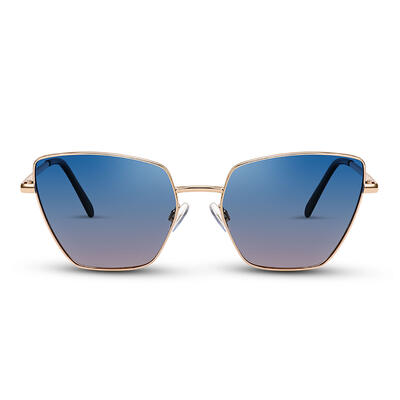Jeulia "Flutter" Cat Eye Blue-Purple Gradient Polarized Women's Sunglasses