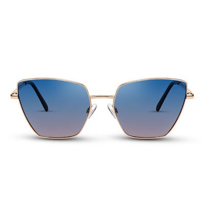 Jeulia "Flutter" Cat Eye Blue-Purple Gradient Polarized Women's Sunglasses