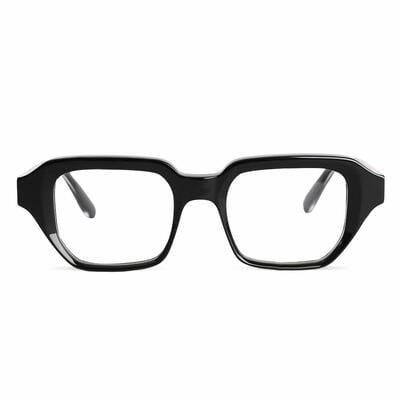 Eudor Black Square Glasses