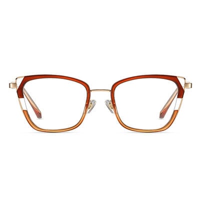 Omar Brown Cat Eye Glasses