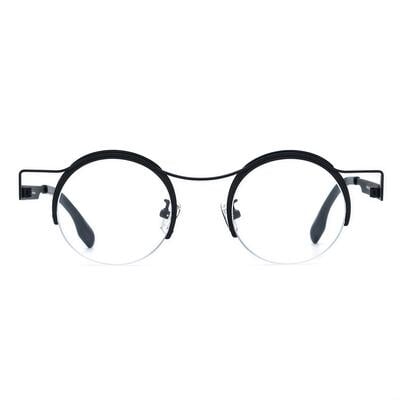 Christie Schwarze Runde Brille