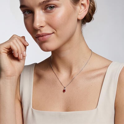 "Untold Story" Heart Cut Charm