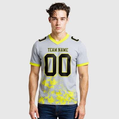 Urban Splash Football Jersey Graffiti-Inspired Drips & Street-Ready Mesh
