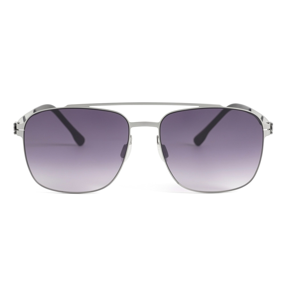 Waters Lunettes de soleil Aviateur Argentées