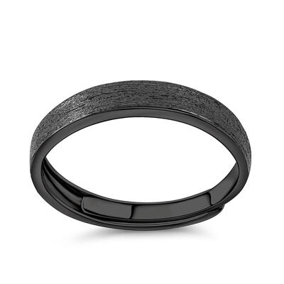 Jeulia Simple Sterling Silver Men's Band
