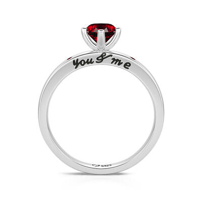 Jeulia Ruby Rings Jeulia
