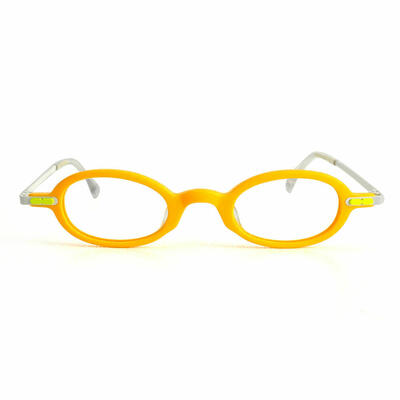 Kimberley Yellow Oval Glasses