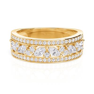 Jeulia Olivetta Eternity Wedding Band for Women