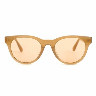 Hunter Orange Runde Sonnenbrille