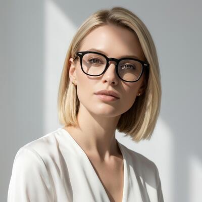 Kenneth Lunettes Carrées Noires