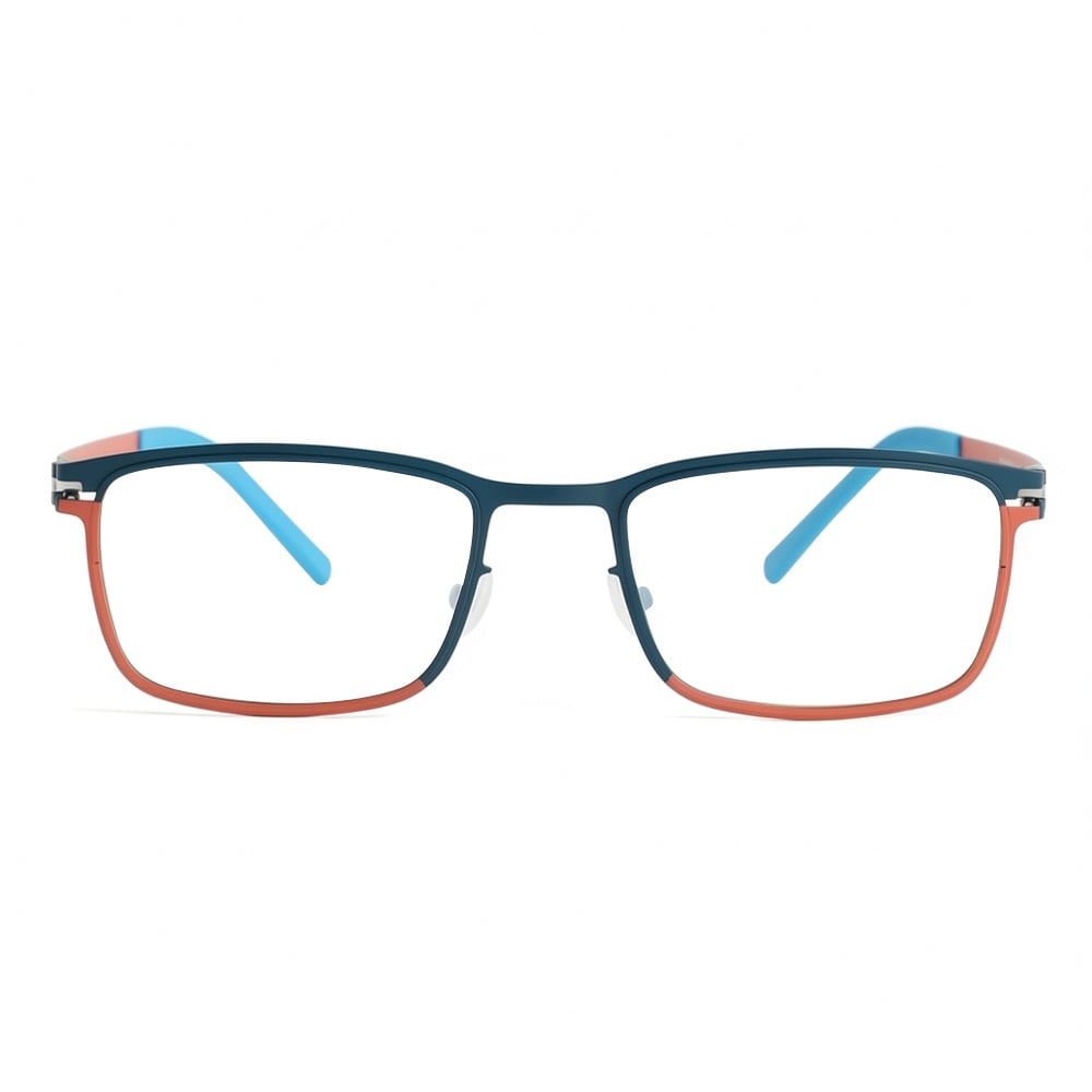 Barnes Blue Rectangle Glasses