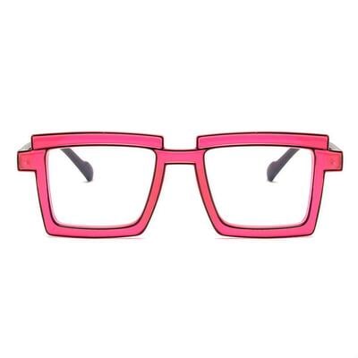 Flossie Pink Square Glasses