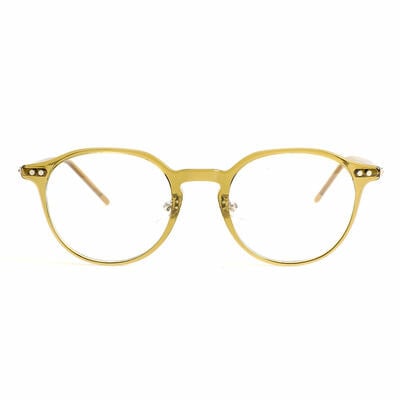 Quintion Green Round Glasses