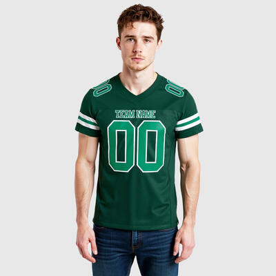 Breathable Green Mesh Football Uniforms Personalized Squad Gear