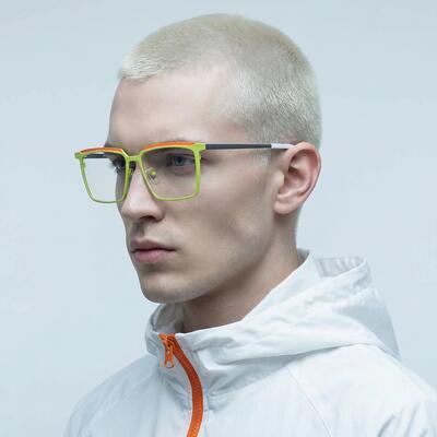 Pond Yellow Square Glasses