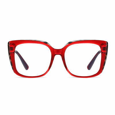 Birdir Lunettes Carrées Rouges