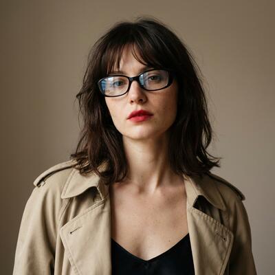 Moira Green Rectangle Glasses