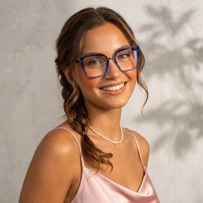 Walto Blue Square Glasses