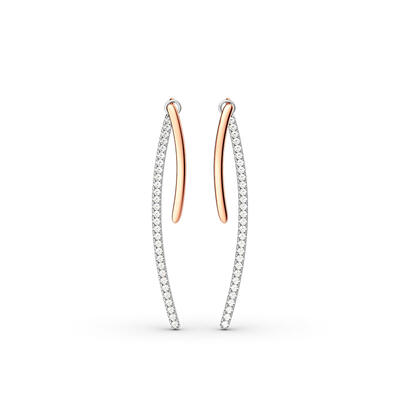Jeulia Magic Curve Drop Earrings