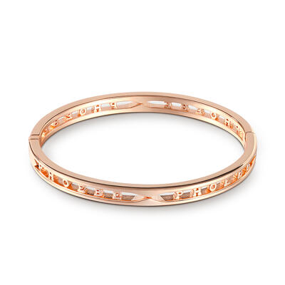 Jeulia "Be My Love" Personalized Name Sterling Silver Bracelet