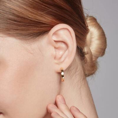 "Encircled by Love" Hoop Earrings