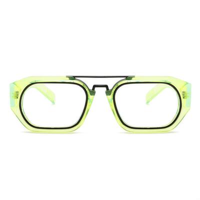 Elvis Grüne Pilot Brille