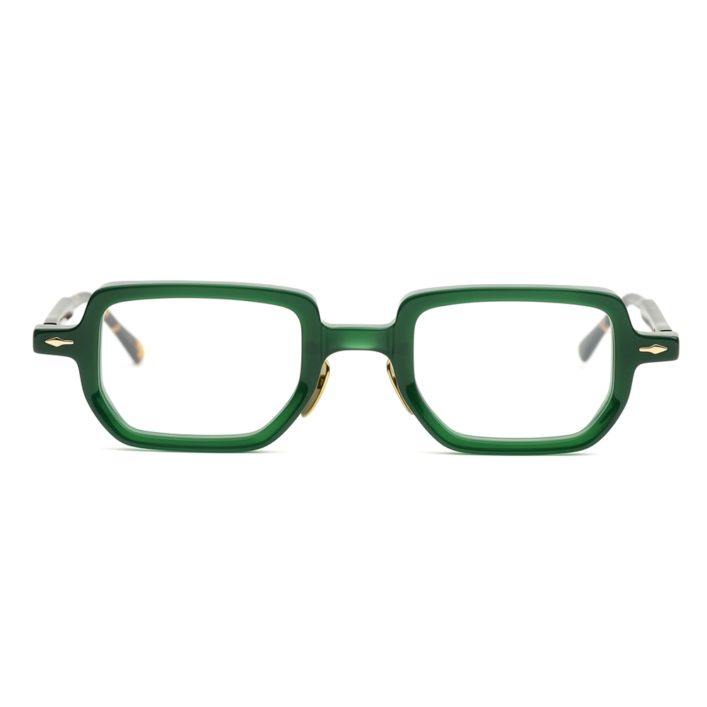 Claire Green Rectangle Glasses