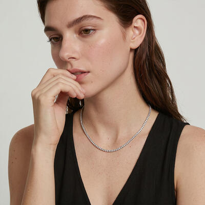"From Star to Stardust" Tennis Necklace