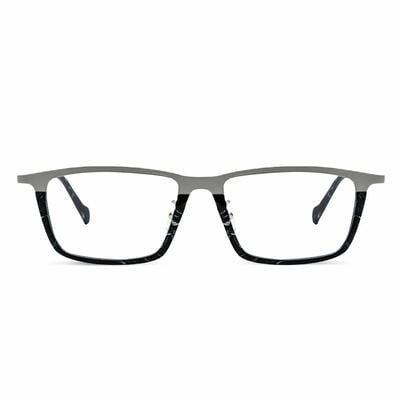 Burnal Gray Rectangle Glasses