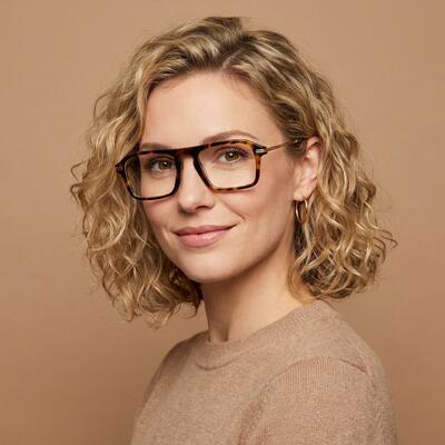 Wagne Tortoise Aviator Glasses
