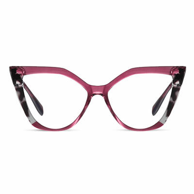 Faulkn Lunettes Cat Eye Violettes