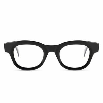 Motley Black Square Glasses