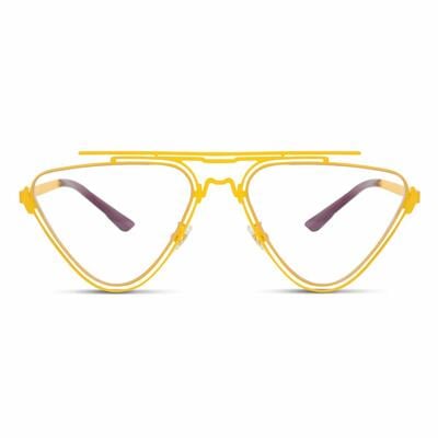 Micah Lunettes Aviateur Jaunes