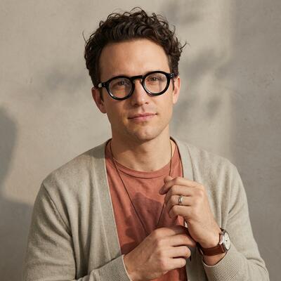 Donahue Black Round Glasses