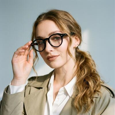Frederic Lunettes Rondes Noires