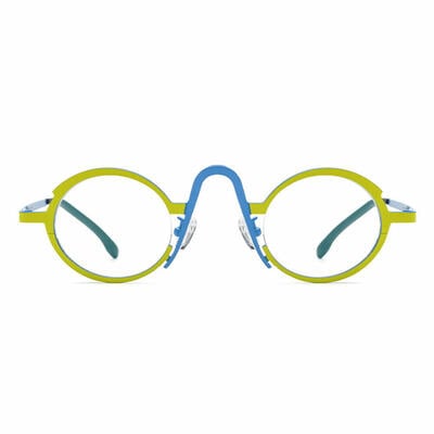 Stowe Yellow Round Glasses