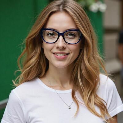 Colclough Blue Cat Eye Glasses