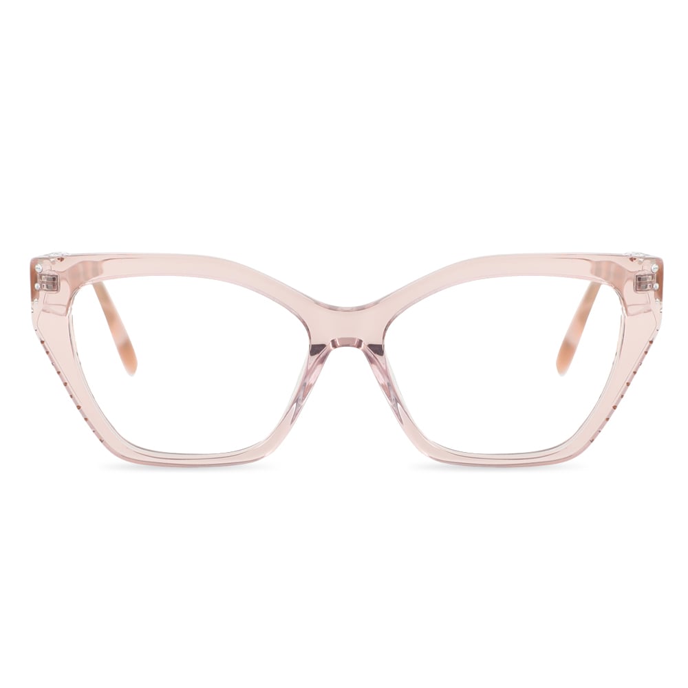 Guinevere Champagne Cat Eye Glasses