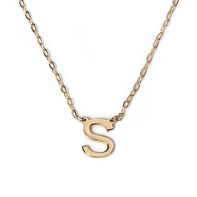 Jeulia Collier Pendantif Initiale Personnalisé en Argent Sterling