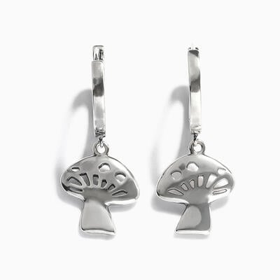 Jeulia "Mushroom" Sterling Silver Earrings
