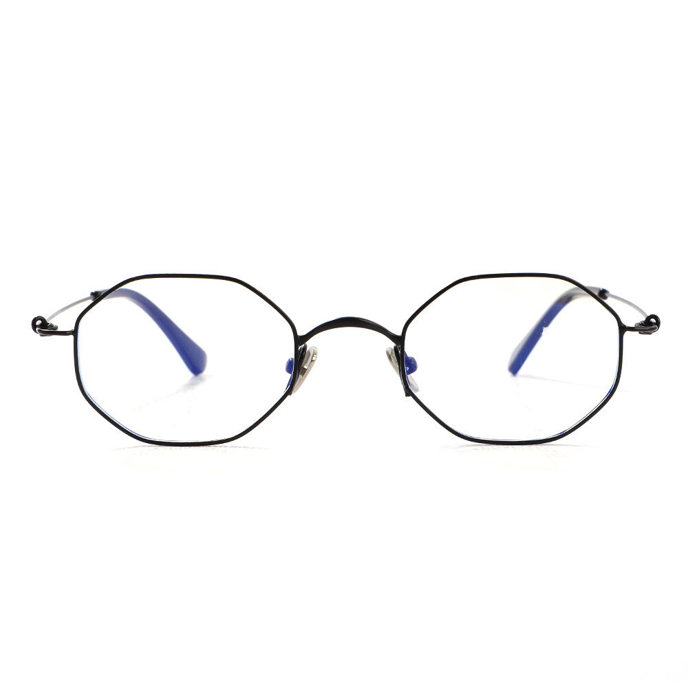 Monroe Black Geometric Glasses