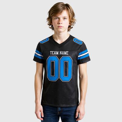 フットボール 名前 チーム名 番号 Tシャツ Vネック ジャージ スポーツウェア ユニフォーム 男女兼用 オーダーメイド