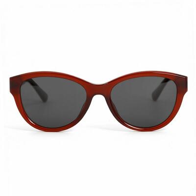Ryan Red Oval Sunglasses