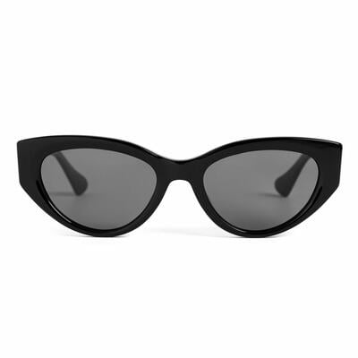 Emma Schwarze Cat Eye Sonnenbrille