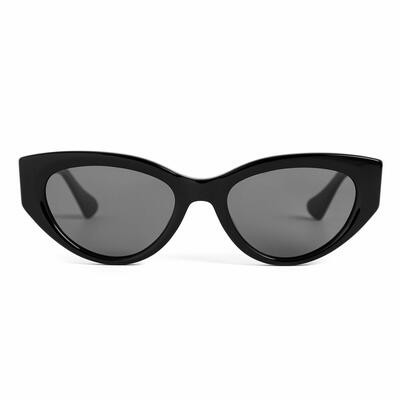 Emma Schwarze Cat Eye Sonnenbrille