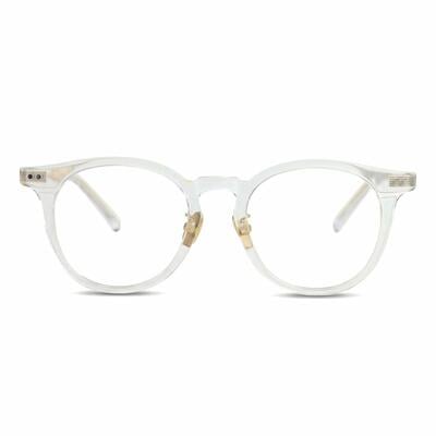 Troy Clear Round Glasses