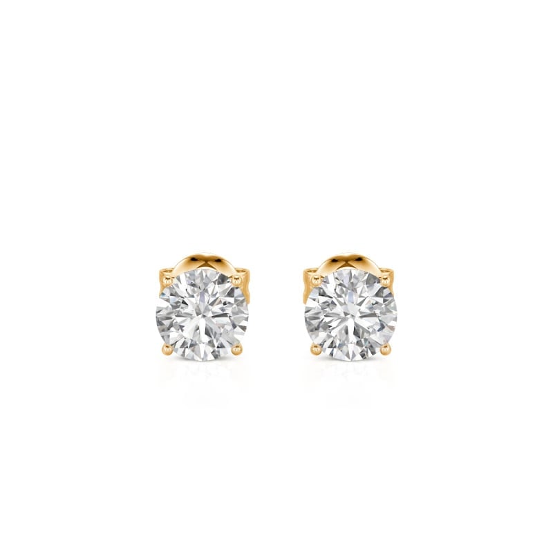"Forever & Always" Round Cut Stud Earrings