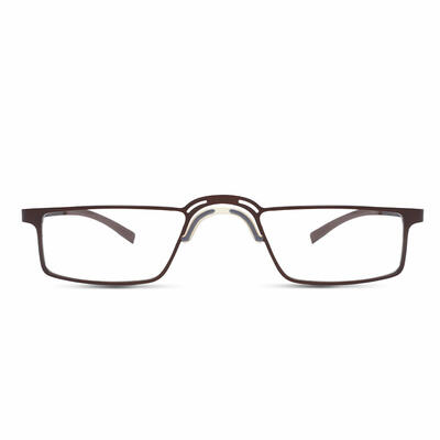 Benedict Lunettes Rectangulaires Marron