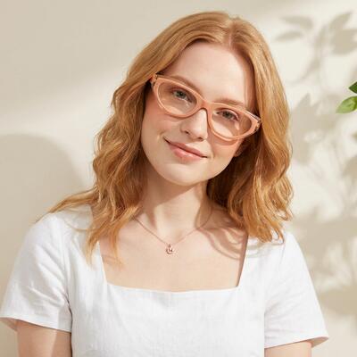 Agatha Braune Cat Eye Brille