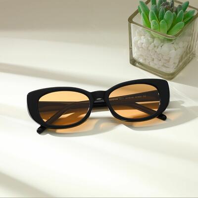 Piper Lunettes de soleil Rectangulaires Noires